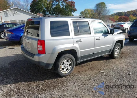 2017 Jeep Patriot Sport 4X4 from USA, damaged, VIN 1C4NJRBB4HD150896